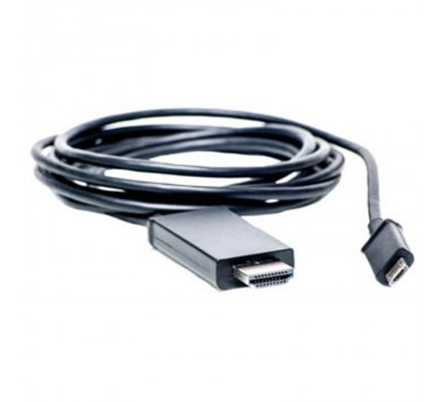 Кабель PowerPlant (KD00AS1239) microUSB-HDMI, 1.8м, Black