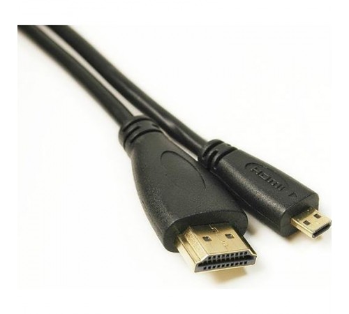 Кабель PowerPlant (KD00AS1242) HDMI-microHDMI v1.3, 2м, Black