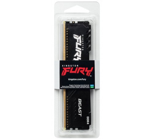 Модуль пам`ятi DDR4 16GB/3200 Kingston Fury Beast Black (KF432C16BB1/16)
