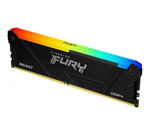 Модуль пам`яті DDR4 16GB/3200 Kingston Fury Beast RGB (KF432C16BB12A/16WP)