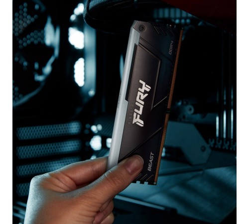 Модуль пам`яті DDR4 16GB/3200 Kingston Fury Beast RGB (KF432C16BB12A/16WP)