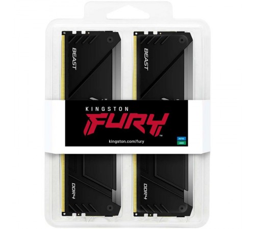 Модуль пам`яті DDR4 2x16GB/3200 Kingston Fury Beast RGB (KF432C16BB12AK2/32WP)
