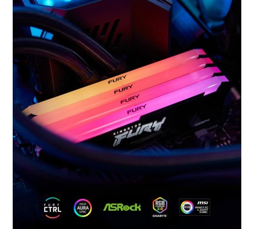 Модуль пам`яті DDR4 2x16GB/3200 Kingston Fury Beast RGB (KF432C16BB12AK2/32WP)