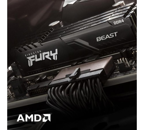 Модуль пам`ятi DDR4 2x16GB/3200 Kingston Fury Beast Black (KF432C16BB1K2/32WP)