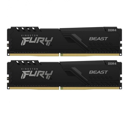 Модуль пам`ятi DDR4 2x16GB/3200 Kingston Fury Beast Black (KF432C16BB1K2/32WP)