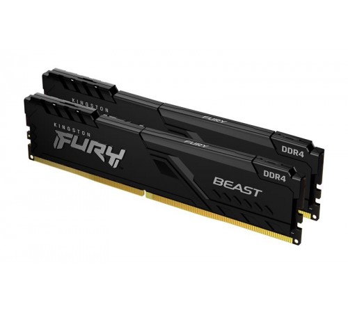 Модуль пам`ятi DDR4 2x32GB/3200 Kingston Fury Beast Black (KF432C16BBK2/64)