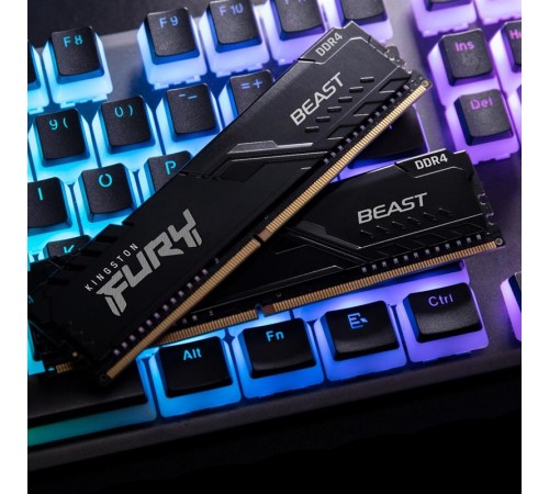 Модуль пам`ятi DDR4 2x32GB/3200 Kingston Fury Beast Black (KF432C16BBK2/64)