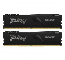 Модуль пам`ятi DDR4 2x32GB/3200 Kingston Fury Beast Black (KF432C16BBK2/64)