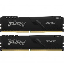 Модуль пам`ятi DDR4 2x32GB/3200 Kingston Fury Beast Black (KF432C16BBK2/64)