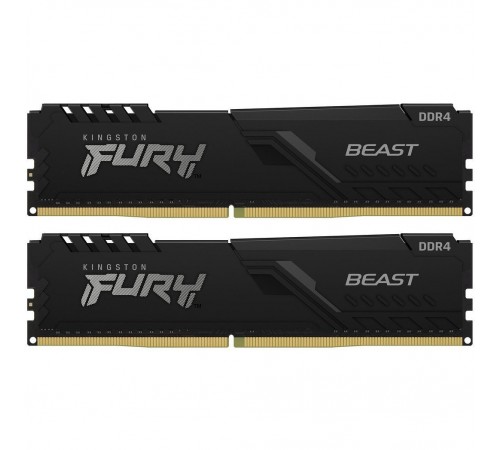 Модуль пам`ятi DDR4 2x32GB/3200 Kingston Fury Beast Black (KF432C16BBK2/64)