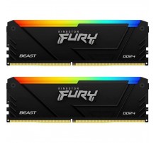 Модуль пам`яті DDR4 2x8GB/3600 Kingston Fury Beast RGB Black (KF436C17BB2AK2/16)