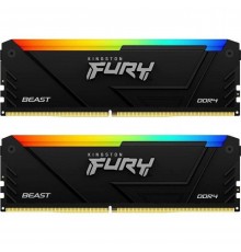 Модуль пам`яті DDR4 2x8GB/3600 Kingston Fury Beast RGB Black (KF436C17BB2AK2/16)