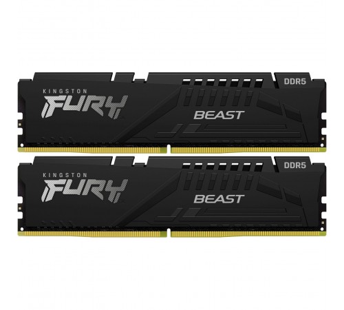 Модуль пам`яті DDR5 2x8GB/5200 Kingston Fury Beast Black (KF552C36BBEK2-16)