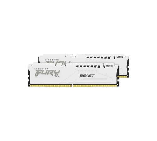 Модуль пам`яті DDR5 2x16GB/5200 Kingston Fury Beast White (KF552C36BWEK2-32)