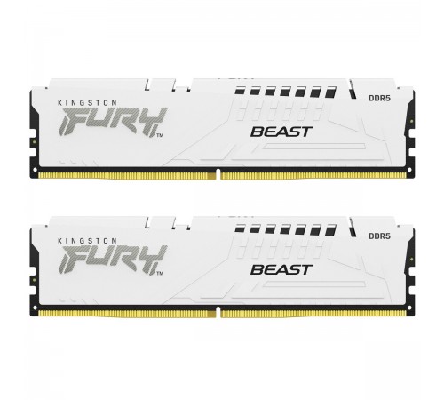 Модуль пам`яті DDR5 2x16GB/5200 Kingston Fury Beast White (KF552C36BWEK2-32)