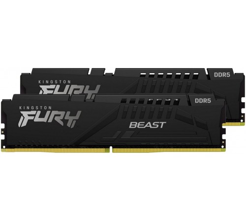 Модуль пам`яті DDR5 2x16GB/5200 Kingston Fury Beast Black (KF552C40BBK2-32)