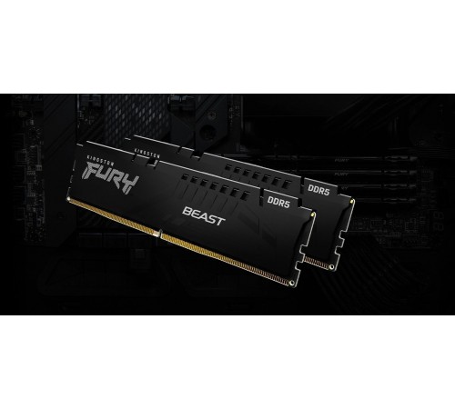 Модуль пам`яті DDR5 2x16GB/5200 Kingston Fury Beast Black (KF552C40BBK2-32)