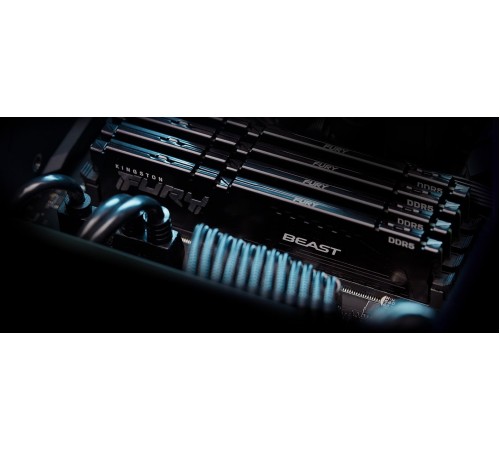 Модуль пам`яті DDR5 2x16GB/5200 Kingston Fury Beast Black (KF552C40BBK2-32)