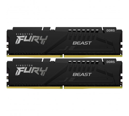 Модуль пам`яті DDR5 2x16GB/5200 Kingston Fury Beast Black (KF552C40BBK2-32)