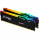 Модуль пам`яті DDR5 2x32GB/5600 Kingston Fury Beast RGB Black (KF556C36BBE2AK2-64)