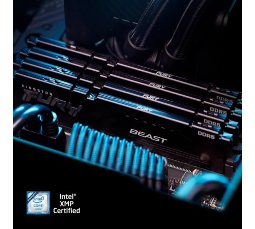 Модуль пам`яті DDR5 2x32GB/5600 Kingston Fury Beast Black (KF556C36BBE2K2-64)