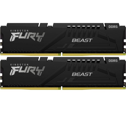 Модуль пам`яті DDR5 2x8GB/5600 Kingston Fury Beast Black (KF556C36BBEK2-16)