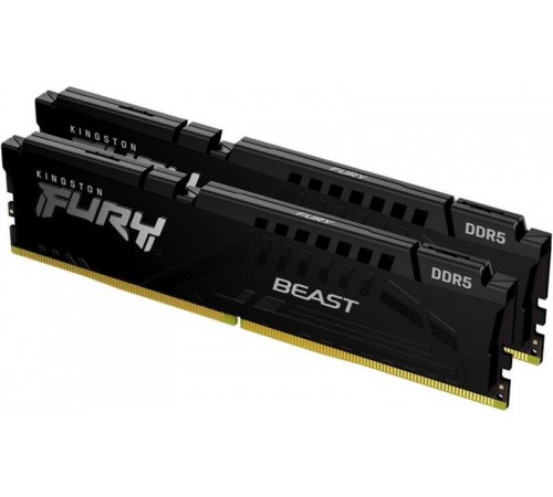 Модуль пам`яті DDR5 2x16GB/5600 Kingston Fury Beast Black (KF556C36BBEK2-32)