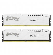 Модуль пам`ятi DDR5 2х32GB/5600 Kingston Fury Beast White (KF556C36BWEK2-64)