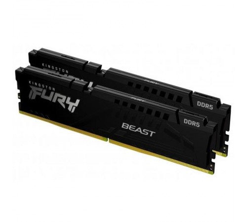 Модуль пам`яті DDR5 2x16GB/5600 Kingston Fury Beast Black (KF556C40BBK2-32)