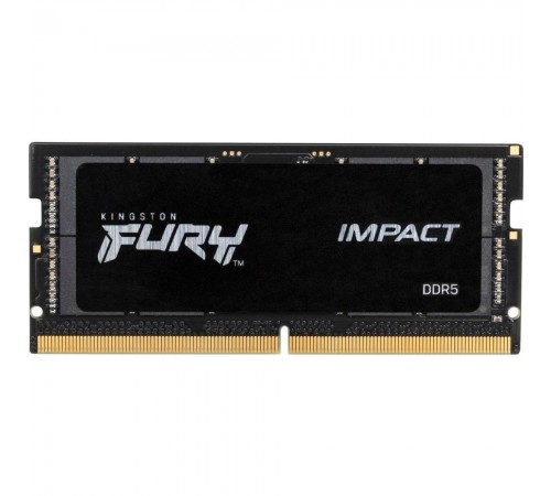 Модуль пам`ятi SO-DIMM DDR5 16GB/5600 Kingston Fury Impact PnP (KF556S40IB-16)