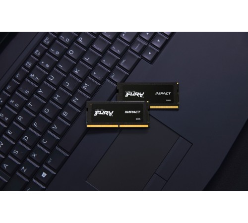 Модуль пам`ятi SO-DIMM DDR5 32GB/5600 Kingston Fury Impact PnP (KF556S40IB-32)