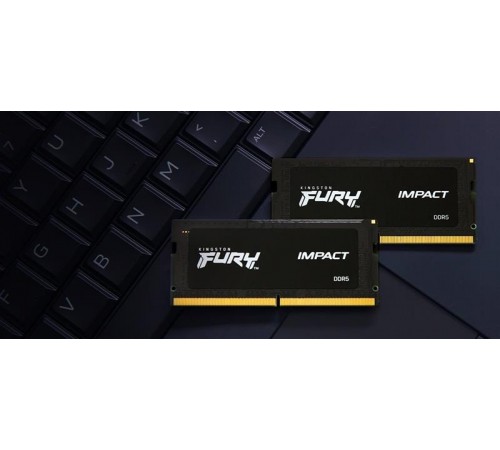 Модуль пам`ятi SO-DIMM DDR5 2x16GB/5600 Kingston Fury Impact (KF556S40IBK2-32)