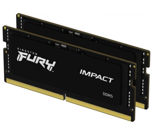 Модуль пам`ятi SO-DIMM DDR5 2x32GB/5600 Kingston Fury Impact (KF556S40IBK2-64)