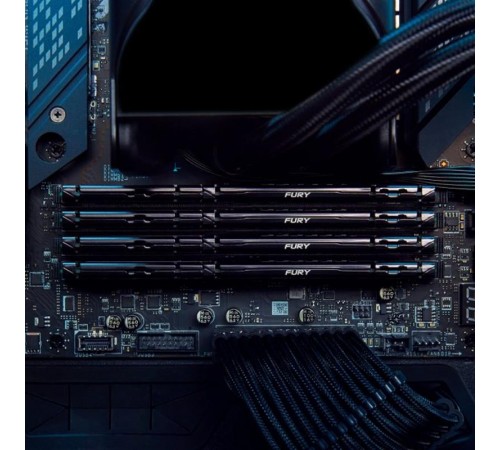 Модуль пам`яті DDR5 2x32GB/6000 Kingston Fury Beast Black (KF560C30BBEK2-64)