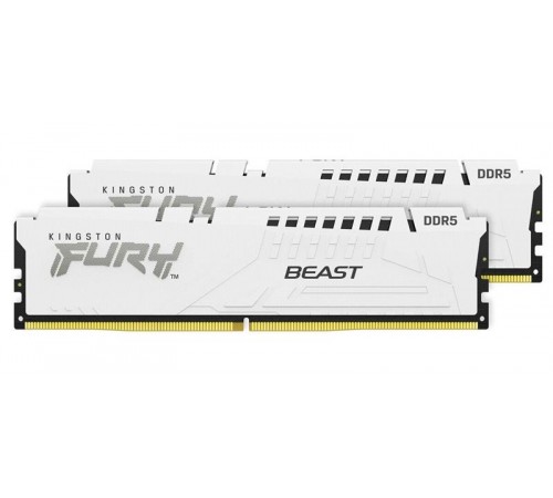 Модуль пам`ятi DDR5 2х16GB/6000 Kingston Fury Beast White (KF560C30BWK2-32)