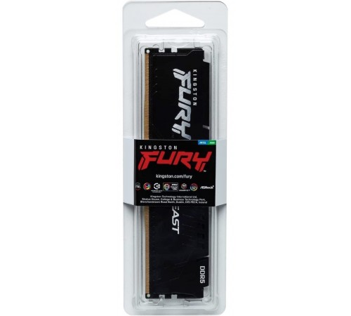 Модуль пам`ятi DDR5 32GB/6000 Kingston Fury Beast Black (KF560C36BBE-32)