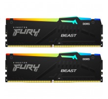 Модуль пам`яті DDR5 2x8GB/6000 Kingston Fury Beast RGB Black (KF560C36BBEAK2-16)