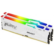 Модуль пам`ятi DDR5 2х16GB/6000 Kingston Fury Beast RGB White (KF560C36BWE2AK2-32)