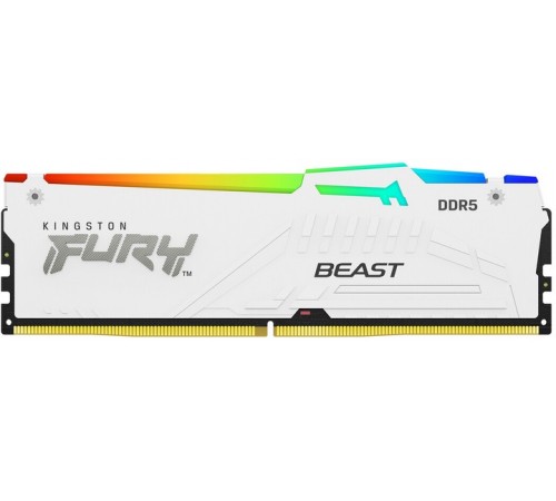 Модуль пам`ятi DDR5 2х16GB/6000 Kingston Fury Beast RGB White (KF560C36BWE2AK2-32)