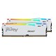 Модуль пам`ятi DDR5 2х16GB/6000 Kingston Fury Beast RGB White (KF560C36BWE2AK2-32)