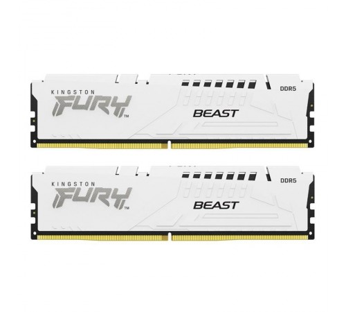 Модуль пам`ятi DDR5 2х16GB/6000 Kingston Fury Beast White (KF560C36BWE2K2-32)