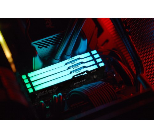 Модуль пам`яті DDR5 16GB/6400 Kingston Fury Beast RGB Black (KF564C32BBA-16)