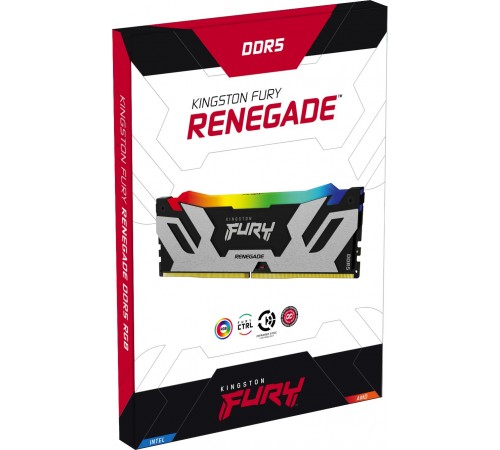 Модуль пам`яті DDR5 2x24GB/8400 Kingston Fury Renegade RGB (KF584CU40RSAK2-48)