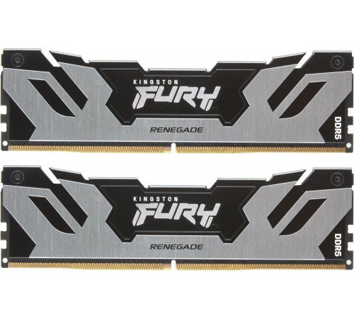 Модуль пам`яті DDR5 2x24GB/8400 Kingston Fury Renegade Silver (KF584CU40RSK2-48)