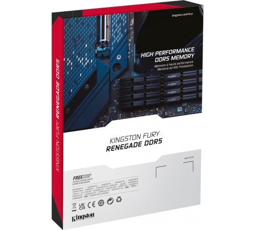 Модуль пам`яті DDR5 2x24GB/8400 Kingston Fury Renegade Silver (KF584CU40RSK2-48)