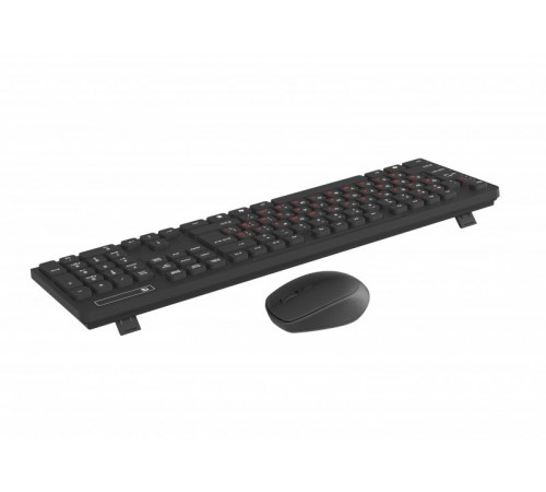 Комплект (клавіатура, миша) бездротовий Maxxter KMS-WCM-02B-UA Black