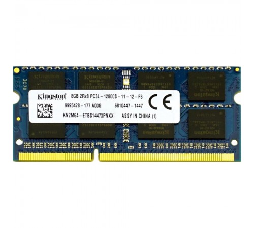 Модуль пам`яті SO-DIMM 8GB/1600 DDR3L Kingston (KN2M64-ETB)