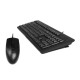 Комплект (клавіатура, миша) A4Tech KR-8372S Black