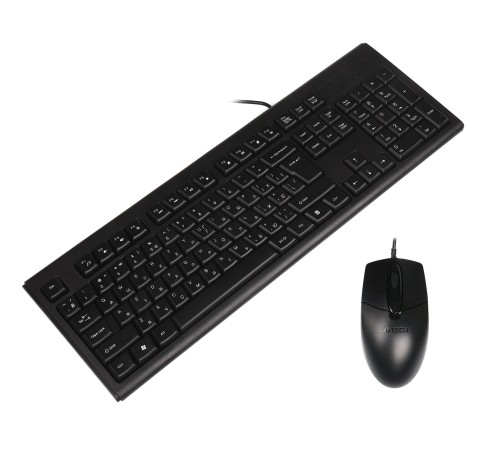 Комплект (клавіатура, миша) A4Tech KR-8372S Black