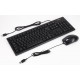 Комплект (клавіатура, миша) A4Tech KR-8372 Black